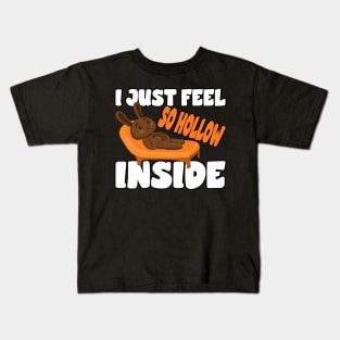 I Just Feel Hollow Inside for a rabbit lover Kids T-Shirt